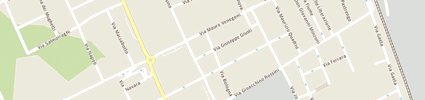 Mappa della impresa trattoria la veneta a MILANO