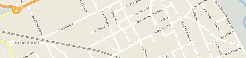 Mappa della impresa contass srl a MILANO