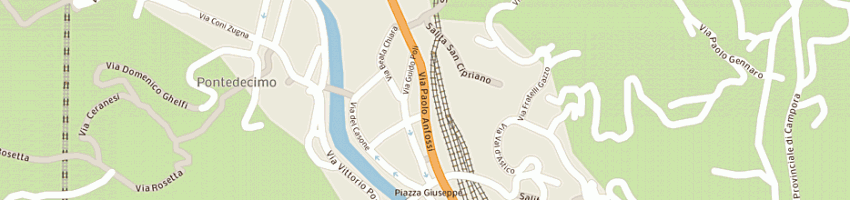 Mappa della impresa aufiero maurizio a GENOVA