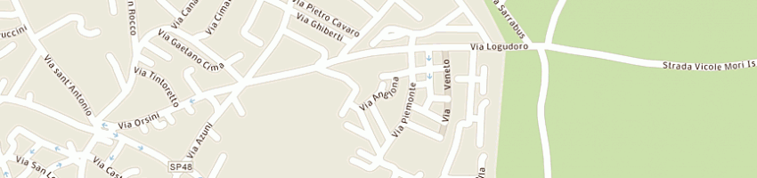 Mappa della impresa edinstall di uccheddu andrea a SANLURI