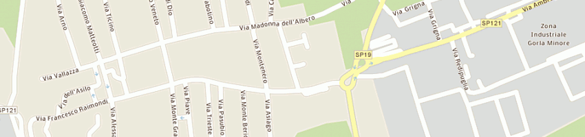 Mappa della impresa mgm di macchi mauro e c snc a GORLA MINORE
