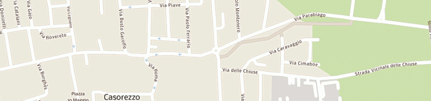 Mappa della impresa pizza centro di barbetta giuseppe a CASOREZZO