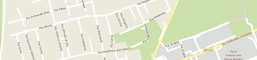 Mappa della impresa kernel di piovesan lorenzo a GORLA MINORE
