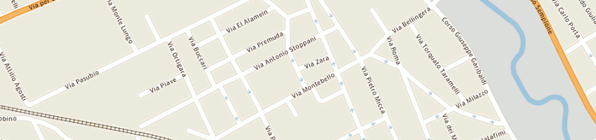 Mappa della impresa volonterio fedele (srl) a LEGNANO