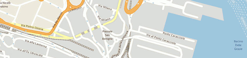 Mappa della impresa san benigno srl a GENOVA