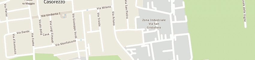 Mappa della impresa crespi mauro a CASOREZZO