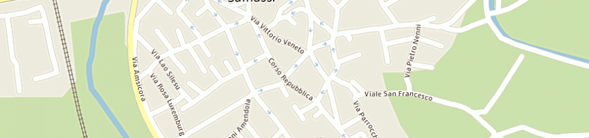 Mappa della impresa mare in tavola di setzu giulio e c sas a SAMASSI