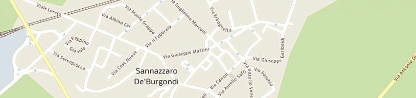Mappa della impresa pasticceria valentina a SANNAZZARO DE BURGONDI