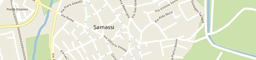 Mappa della impresa girasole fiori e piante - agenzia funebre casta lucia a SAMASSI