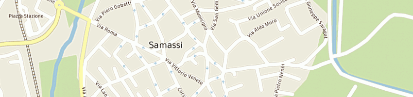 Mappa della impresa tei (srl) a SAMASSI