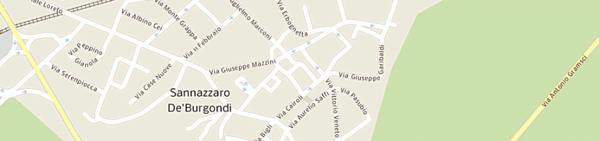 Mappa della impresa ceresa angelo a SANNAZZARO DE BURGONDI
