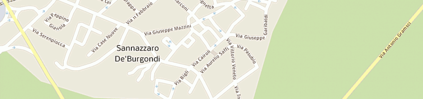 Mappa della impresa gibardi alba a SANNAZZARO DE BURGONDI