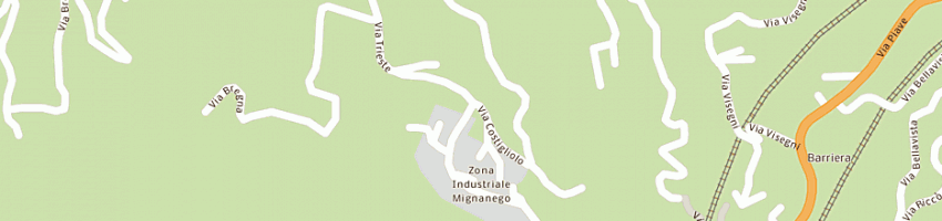 Mappa della impresa poggi andrea a MIGNANEGO