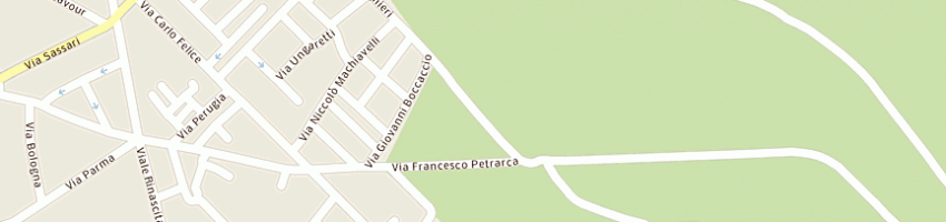 Mappa della impresa ispettorato compartimentale foreste a SANLURI