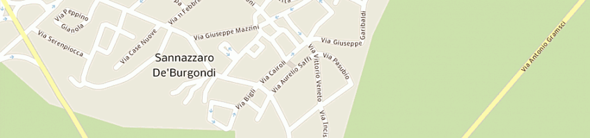 Mappa della impresa studio m sala di paola oppici a SANNAZZARO DE BURGONDI