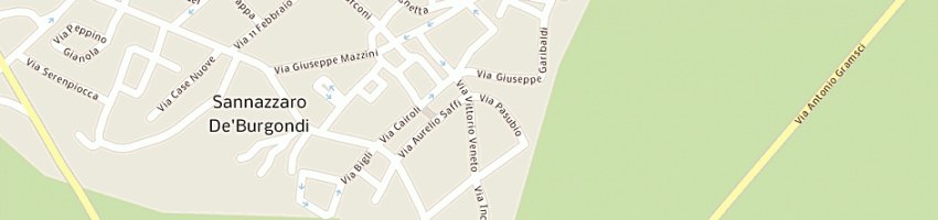 Mappa della impresa pansarasa vanna a SANNAZZARO DE BURGONDI