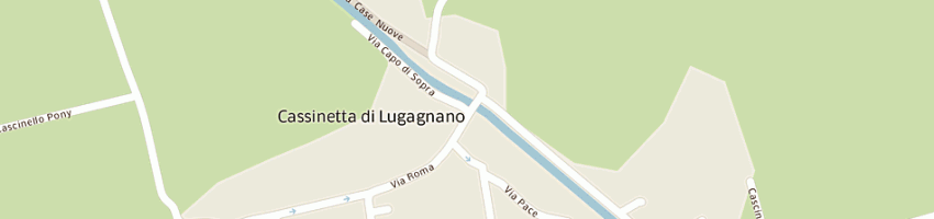 Mappa della impresa comune di cassinetta di lugagnano prov milano a CASSINETTA DI LUGAGNANO