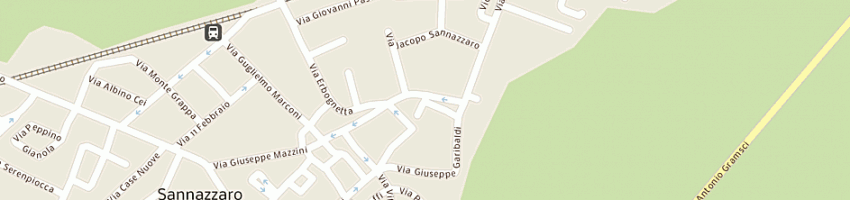Mappa della impresa asilo infantile airoldi giuseppina a SANNAZZARO DE BURGONDI