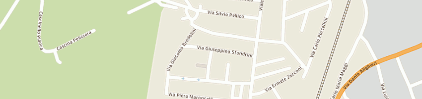 Mappa della impresa mori benito a ABBIATEGRASSO