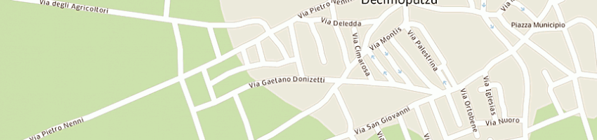 Mappa della impresa secci alberto a DECIMOPUTZU