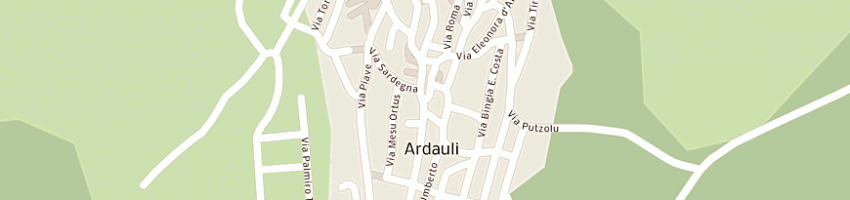 Mappa della impresa urru pietrino a ARDAULI