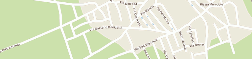 Mappa della impresa la san giorgio di nonnis assunta a DECIMOPUTZU