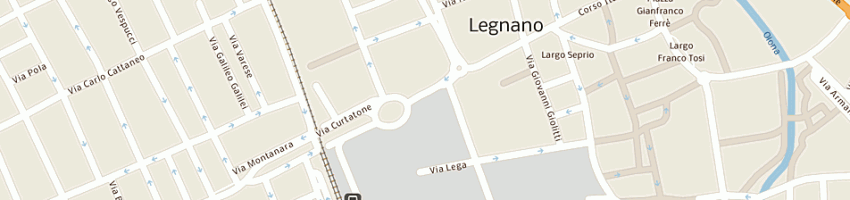 Mappa della impresa borsani calze di borsani clara a LEGNANO