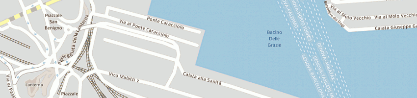 Mappa della impresa scac autotrasporti casteggio (soc cooprl) a GENOVA