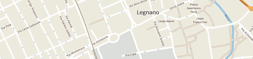 Mappa della impresa centenari e zinelli spa a LEGNANO