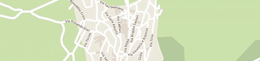 Mappa della impresa macelleria mercato civico a ORISTANO