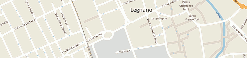 Mappa della impresa idea casa snc di busetti fabio e paletta franceschina a LEGNANO