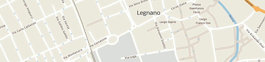 Mappa della impresa calzature nebuloni snc di nebuloni michela e c a LEGNANO