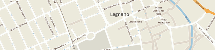 Mappa della impresa arca srl a LEGNANO