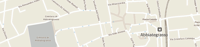 Mappa della impresa bar mania sas di ticozzi paolo e c a ABBIATEGRASSO