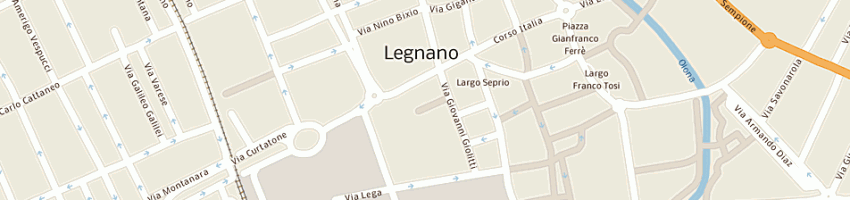 Mappa della impresa brun srl a LEGNANO