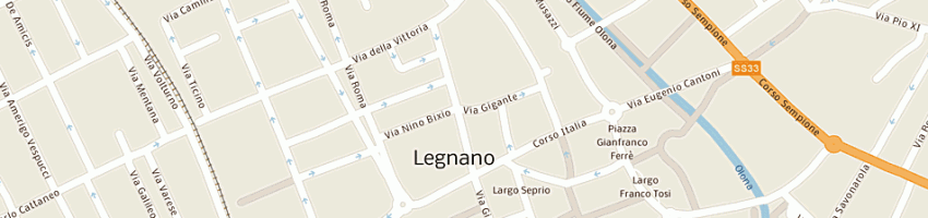 Mappa della impresa cartucce legnano sas di amore c poletti m e c a LEGNANO