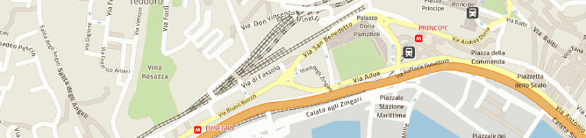 Mappa della impresa l'agora' srl a GENOVA