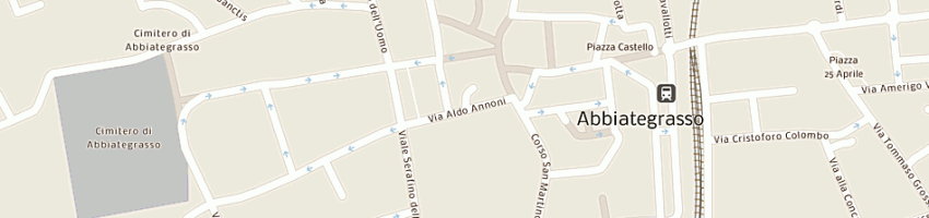 Mappa della impresa bem service center srl a ABBIATEGRASSO