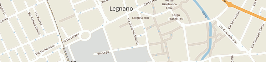 Mappa della impresa rivoli sas di natalina gorletta a LEGNANO