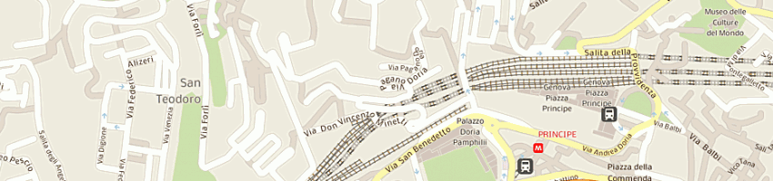 Mappa della impresa studio arpe sas a GENOVA