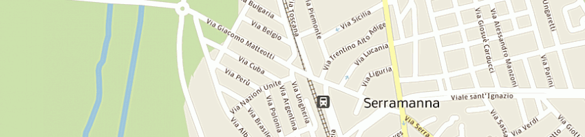 Mappa della impresa argiolas simonetta a SERRAMANNA