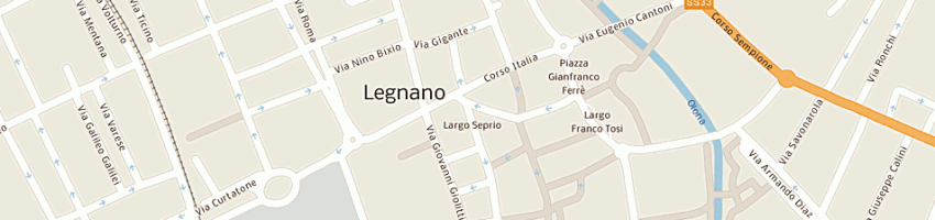 Mappa della impresa pinciroli di pinciroli massimo a LEGNANO