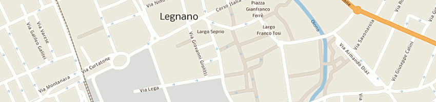 Mappa della impresa de giovannini secondo di cozzi pier secondo a LEGNANO