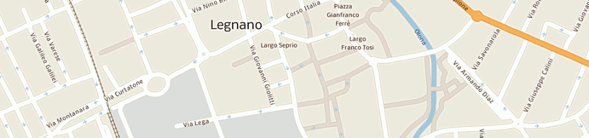 Mappa della impresa brandolini stefano a LEGNANO