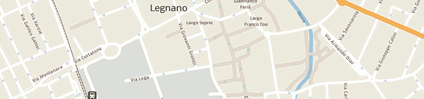 Mappa della impresa cb centro immobiliare (snc) a LEGNANO