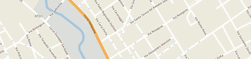 Mappa della impresa olicar spa a LEGNANO