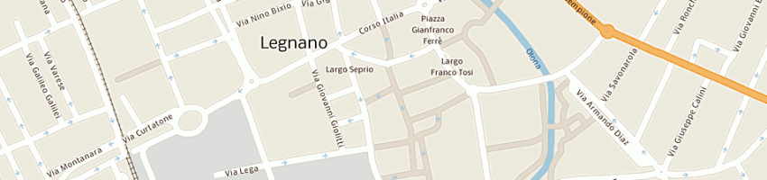 Mappa della impresa 'il gabbiano' di ricasoli barbara a LEGNANO