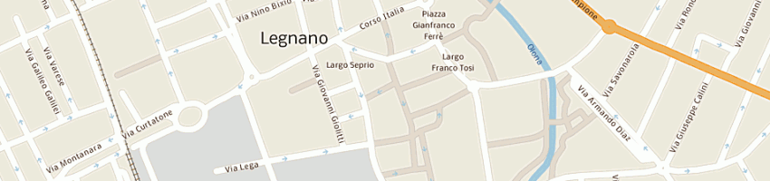 Mappa della impresa c27 di coco antonino e c sas a LEGNANO