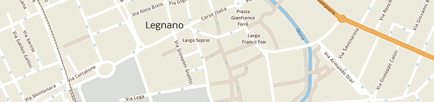 Mappa della impresa thor service srl a LEGNANO