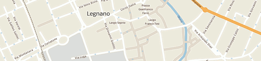 Mappa della impresa madiadue di mattioli roberto a LEGNANO